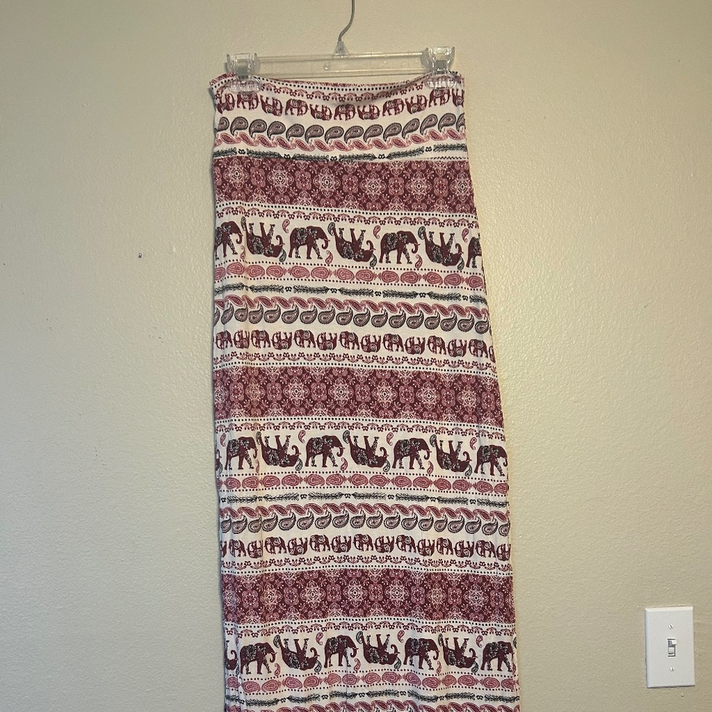 Long Patterned skirt